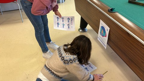 Los alumnos y las alumnas de Bizilabe de Abanto-Zierbena también han celebrado el 11 de febrero