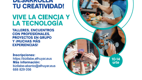 Taller anual 'Inventa y experimenta' en Bizilabe de Abanto-Zierbena
