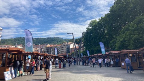 Jóvenes de Bizilabe Bilbao han participado en la Elhuyar Zientzia Azoka