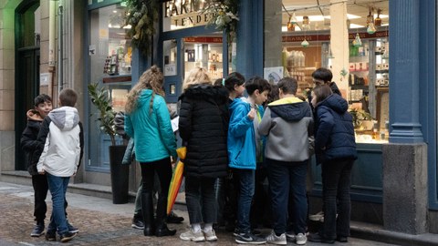 Los alumnos y las alumnas de Bizilabe de Bilbao también han celebrado el 11 de febrero