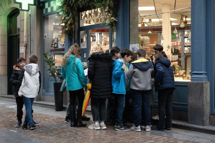 Los alumnos y las alumnas de Bizilabe de Bilbao también han celebrado el 11 de febrero