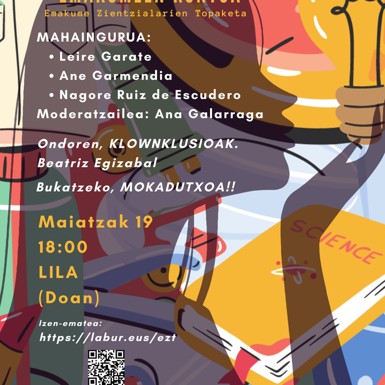 Encuentro de mujeres ingenieras de Elgoibar con el título 'la ciencia sí es asunto de mujeres' Encuentro de mujeres ingenieras de Elgoibar con el título 'la ciencia sí es asunto de mujeres'