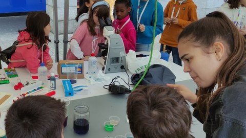 Jóvenes de Bizilabe Elgoibar participaron en la II. Zientzia Azoka Jóvenes de Bizilabe Elgoibar participaron en la II. Zientzia Azoka