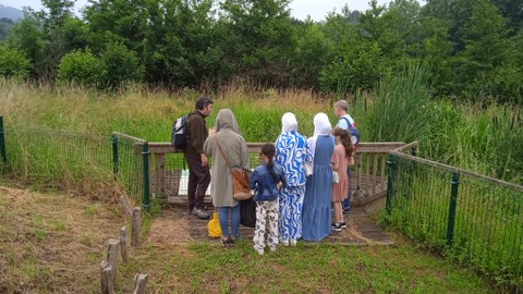 Jóvenes de Bizilabe de Elgoibar han visitado Aranzadi, gracias al premio adquirido en la Elhuyar Zientzia Azoka Jóvenes de Bizilabe de Elgoibar han visitado Aranzadi, gracias al premio adquirido en la Elhuyar Zientzia Azoka