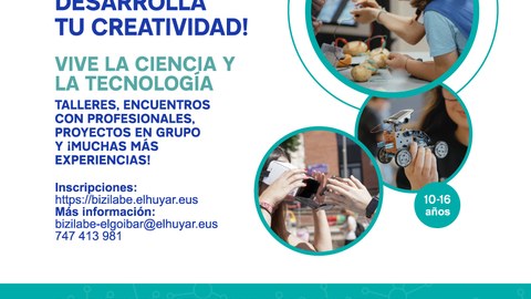 Programa anual ¡Inventa y experimenta en Bizilabe! Programa anual ¡Inventa y experimenta en Bizilabe!