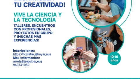 Programa anual ¡Inventa y experimenta en Bizilabe!