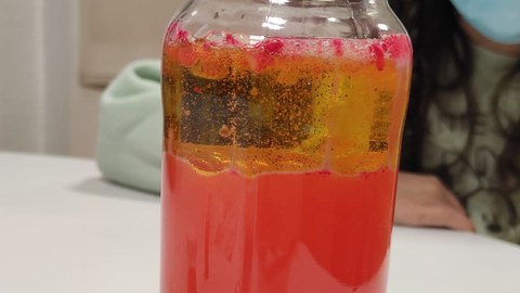 Jóvenes de Laudio han realizado en Bizilabe el ‘Taller de experimentos viscosos’ Jóvenes de Laudio han realizado en Bizilabe el ‘Taller de experimentos viscosos’