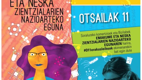 Los comercios de Soraluze y Bizilabe se unen al Día Internacional de la Mujer y la Niña en Ciencia