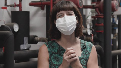 Visita de la investigadora en Soraluze Bizilabe