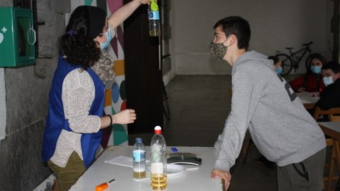 Últimas experiencias científicas de marzo para jóvenes de Berastegi