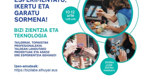'Izan ikertzaile eta asmatzaile' ikasturteko tailerra Beasaingo Bizilaben