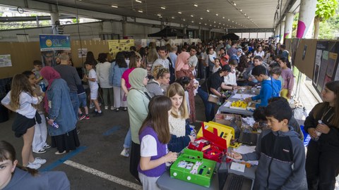 Festa handia izan da Elgoibarko Zientzia Azokan Festa handia izan da Elgoibarko Zientzia Azokan