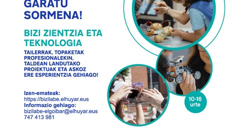 'Izan ikertzaile eta asmatzaile' Ikasturteko tailerra Elgoibarko Bizilaben 'Izan ikertzaile eta asmatzaile' Ikasturteko tailerra Elgoibarko Bizilaben